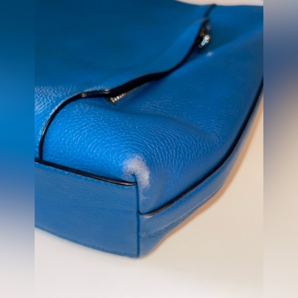 Coach | Large Scout Turquoise Leather Hobo Handbag - Picture 6 of 13